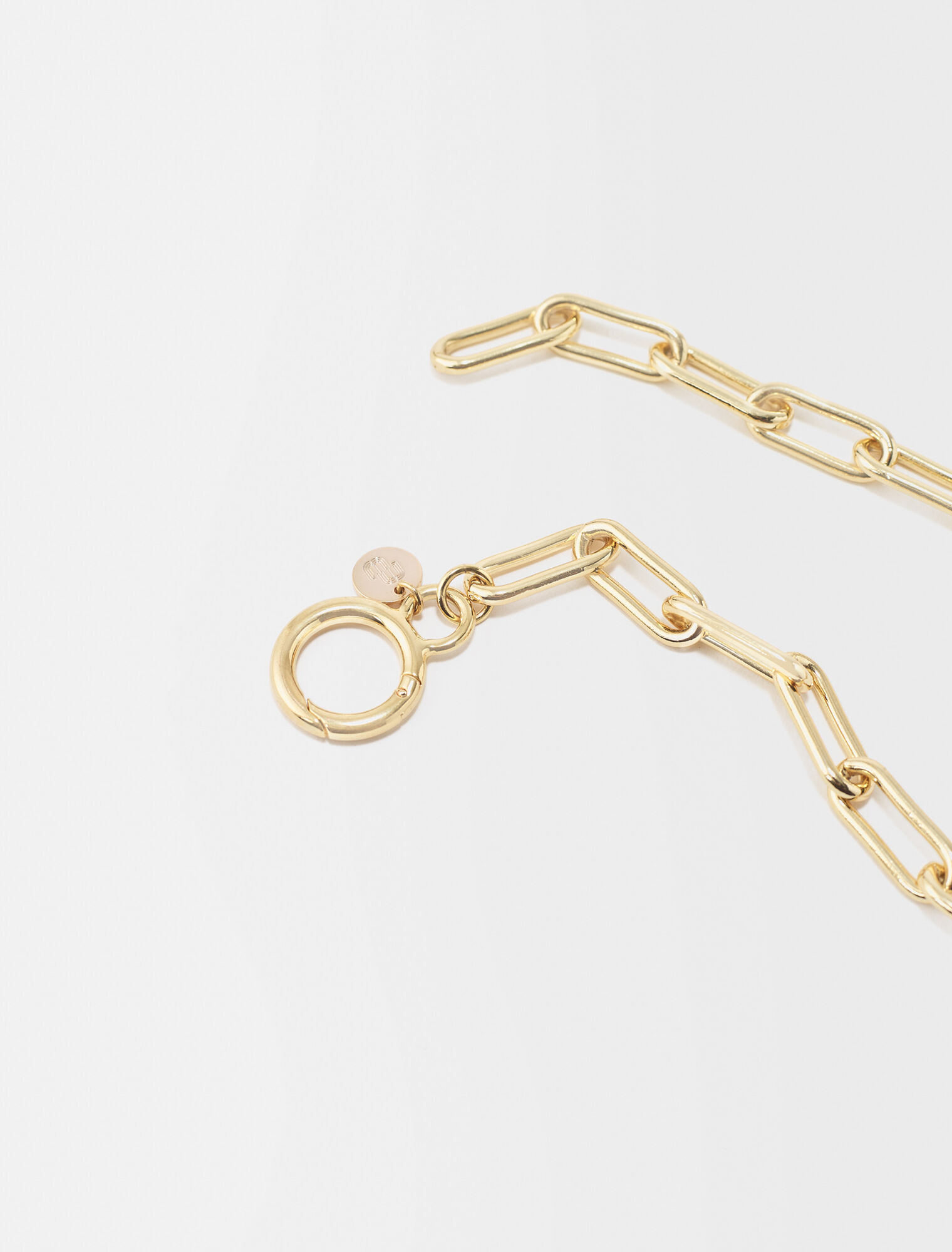 Yellow heart necklace Denim - Jeans For Women | Maje