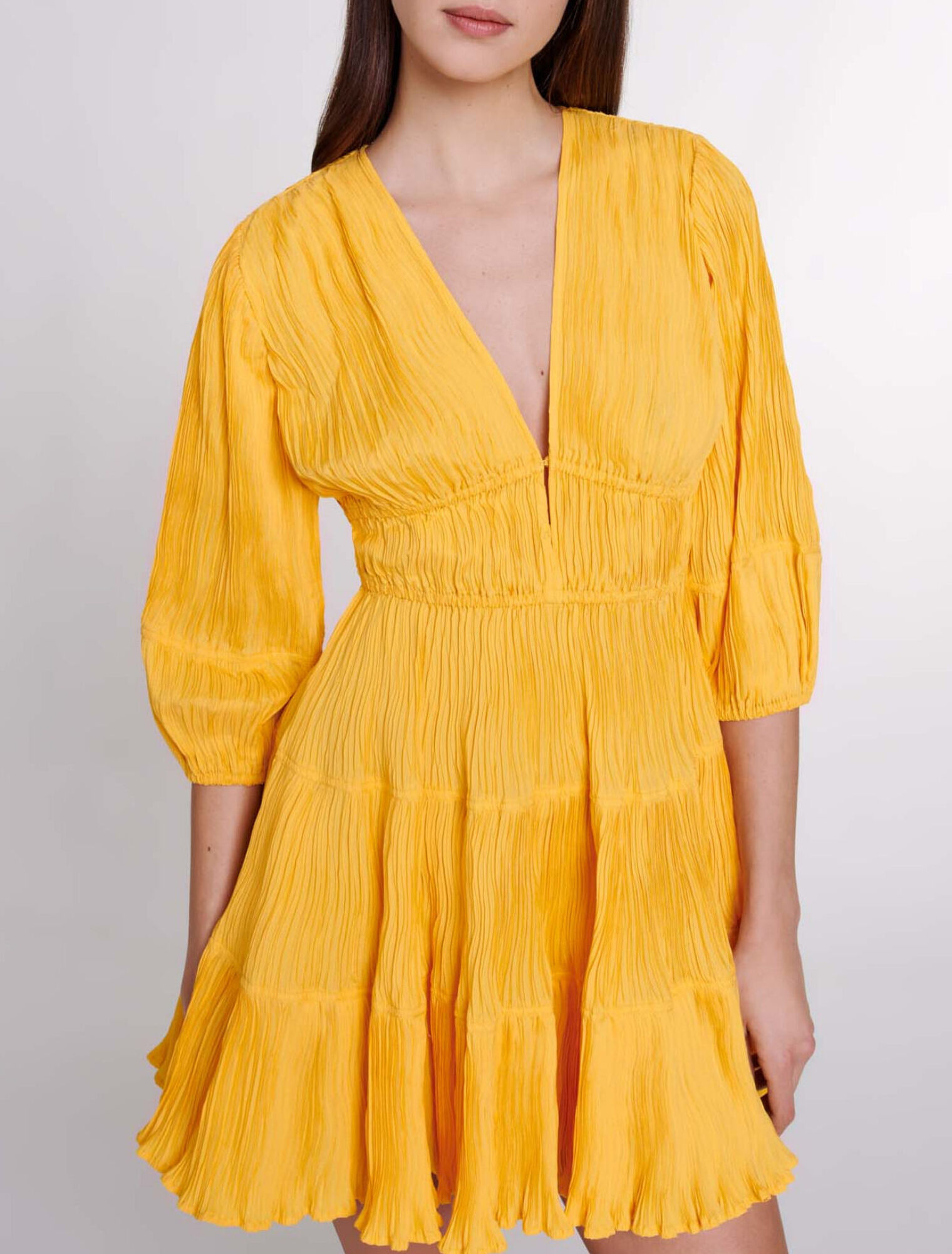 Ruched short dress