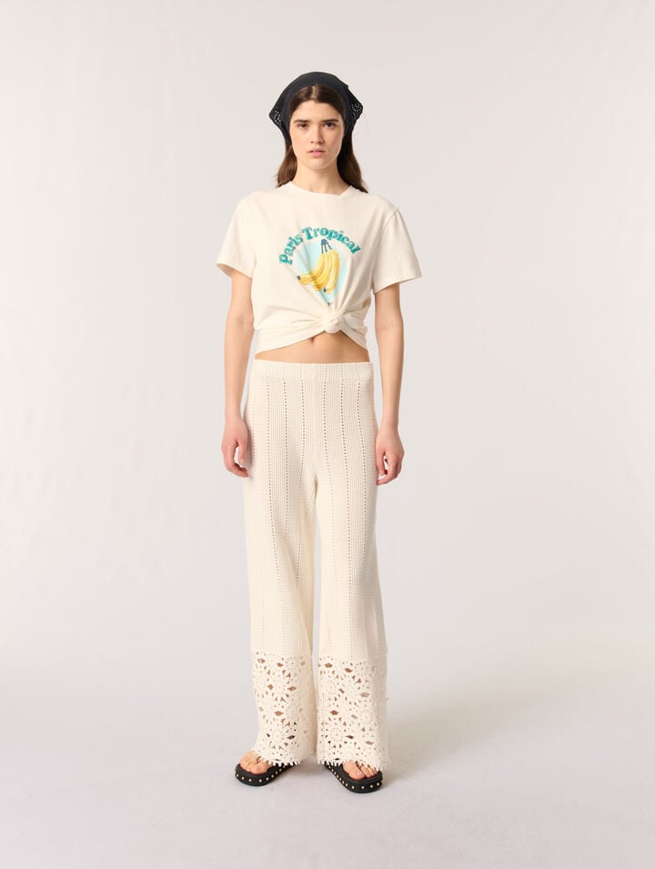 Crochet trousers