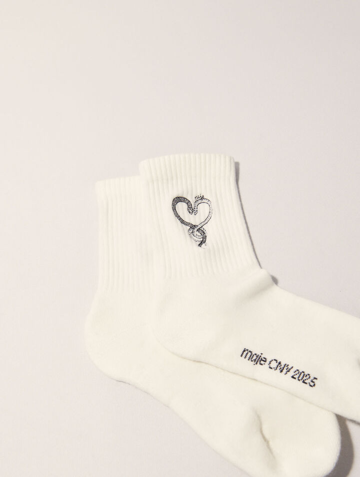 Rhinestone socks