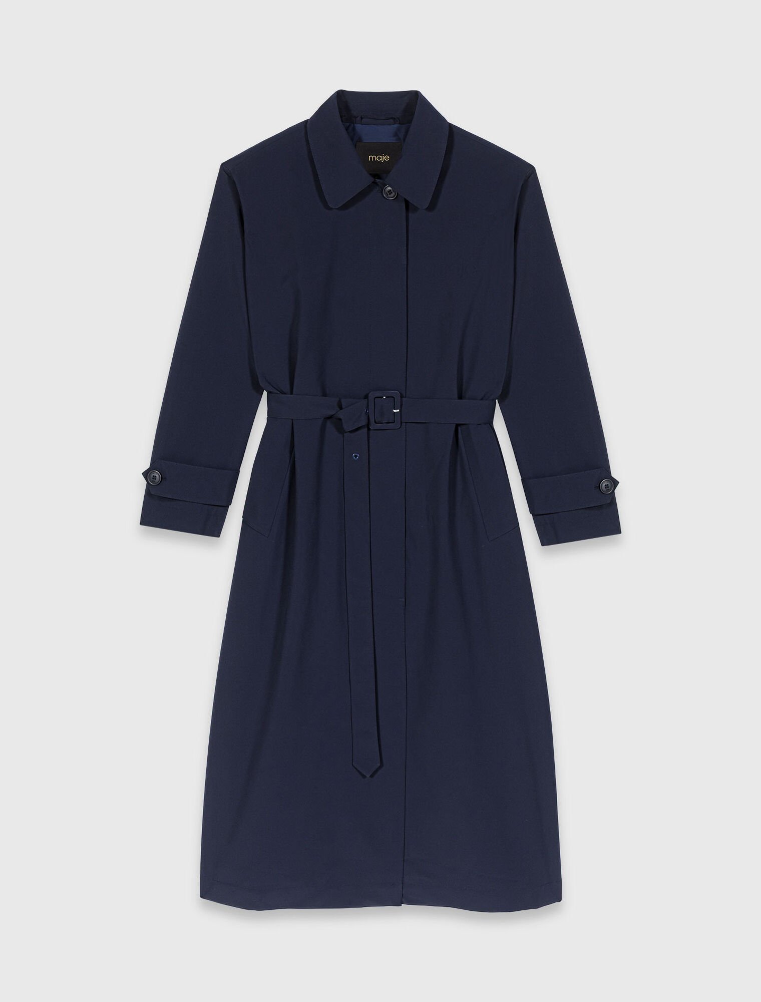 Removable rhinestone-hood trench