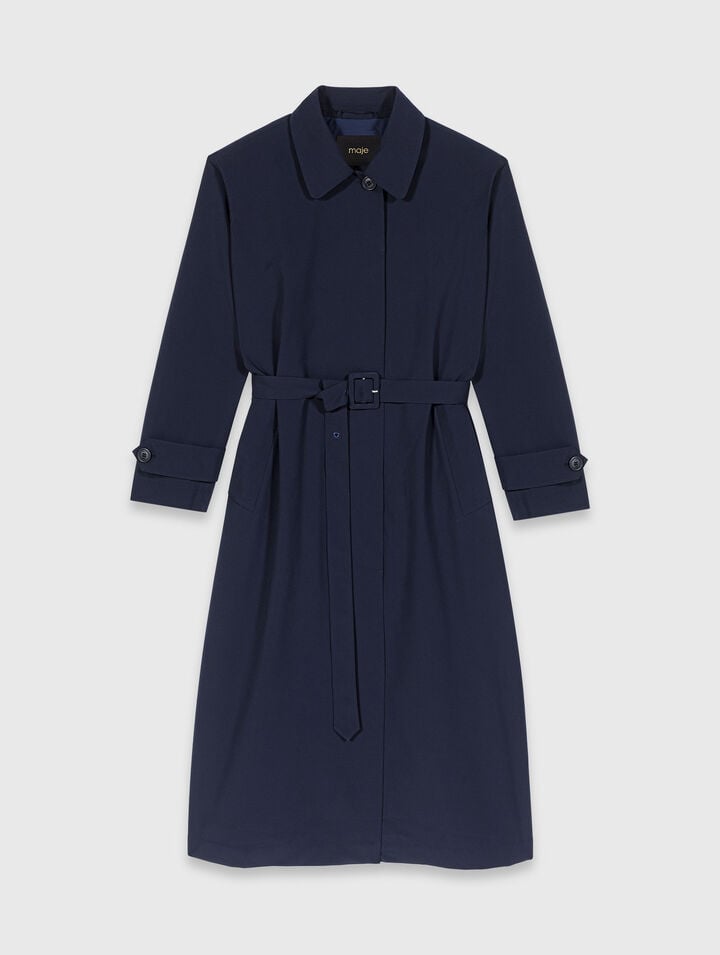 Removable rhinestone-hood trench