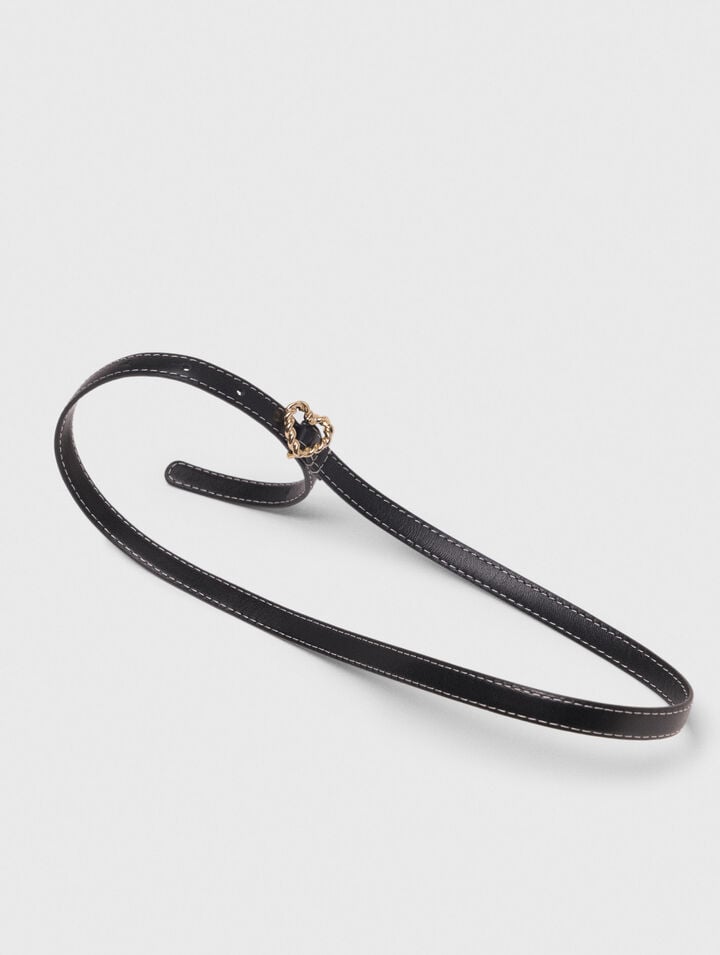 Slim heart belt