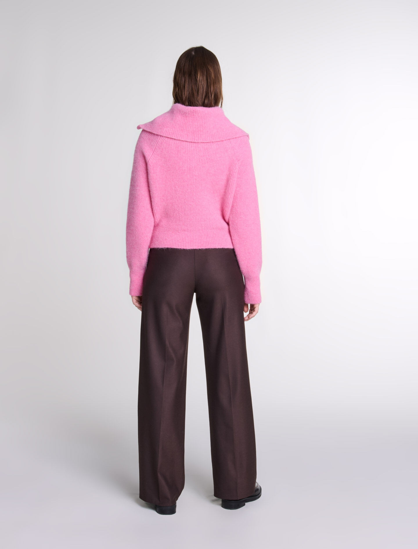Belted suit jacket Brown For Women | Maje