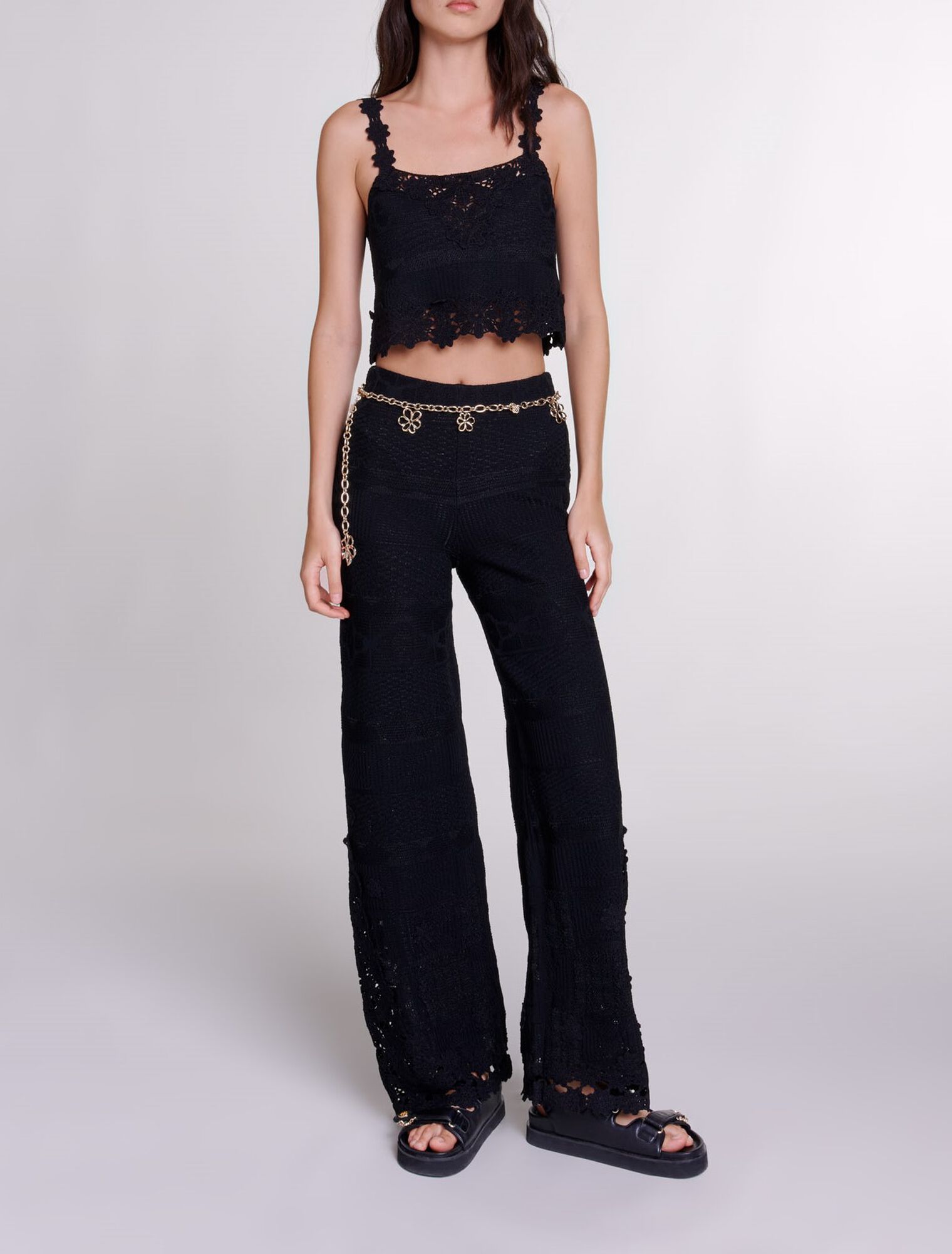 Crochet trousers