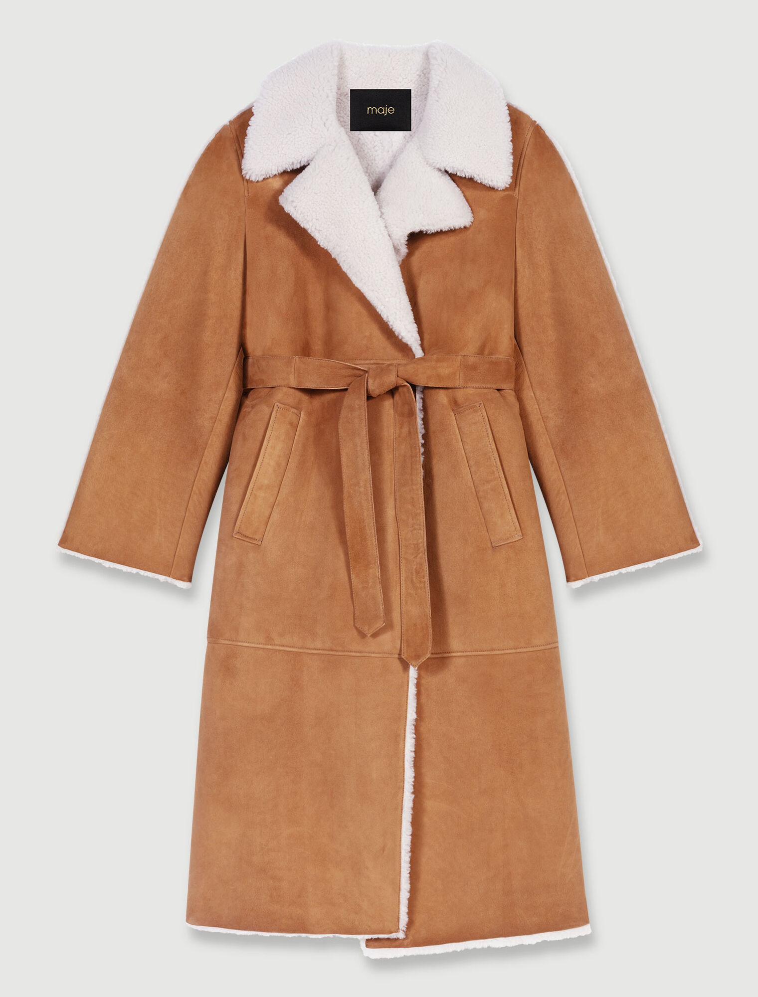 Long fleece coat