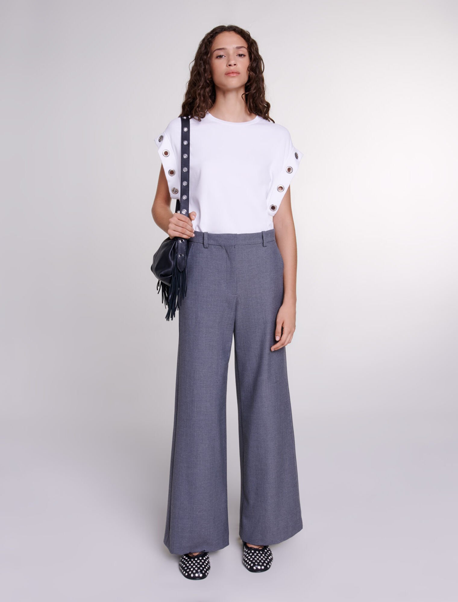 Wide-leg trousers