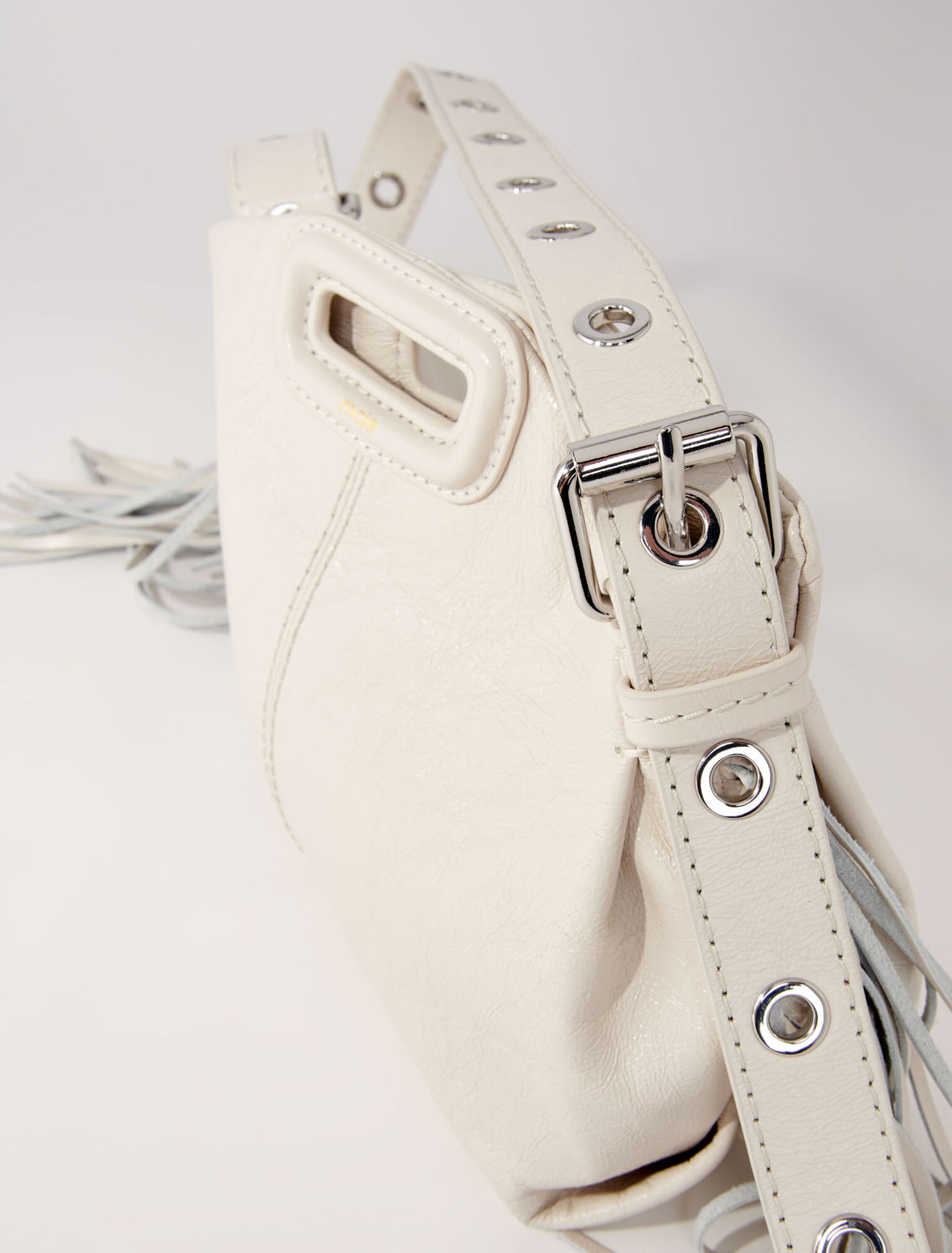 Crackle leather mini Miss M bag