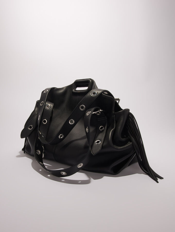 Plain leather Miss M XL bag