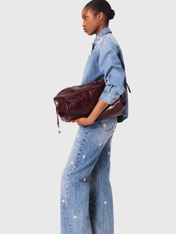 Denim shirt jacket