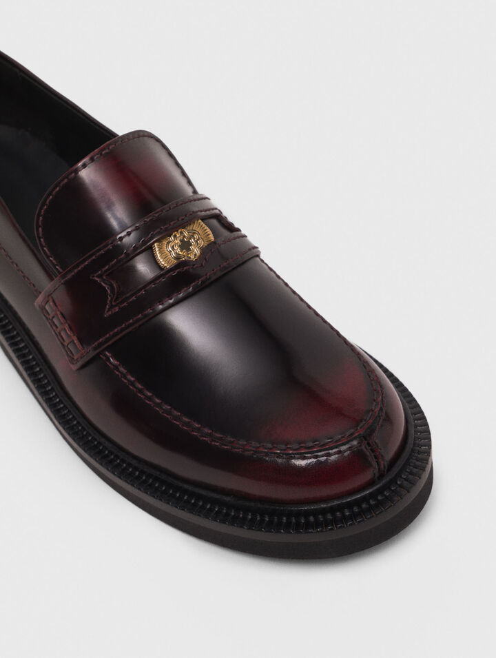 Leather loafers