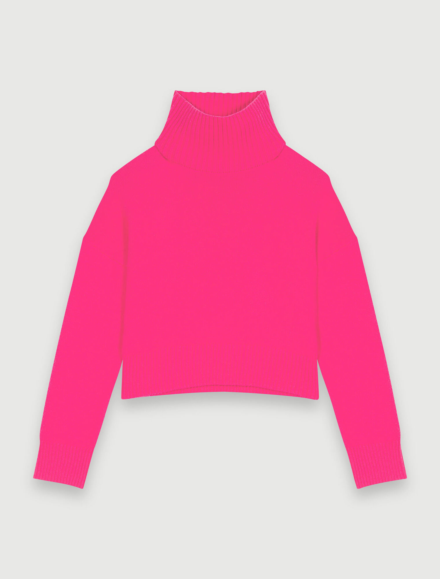 High neck cashmere sweater