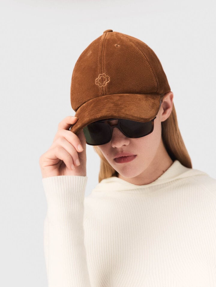 Pleated corduroy mini skirt