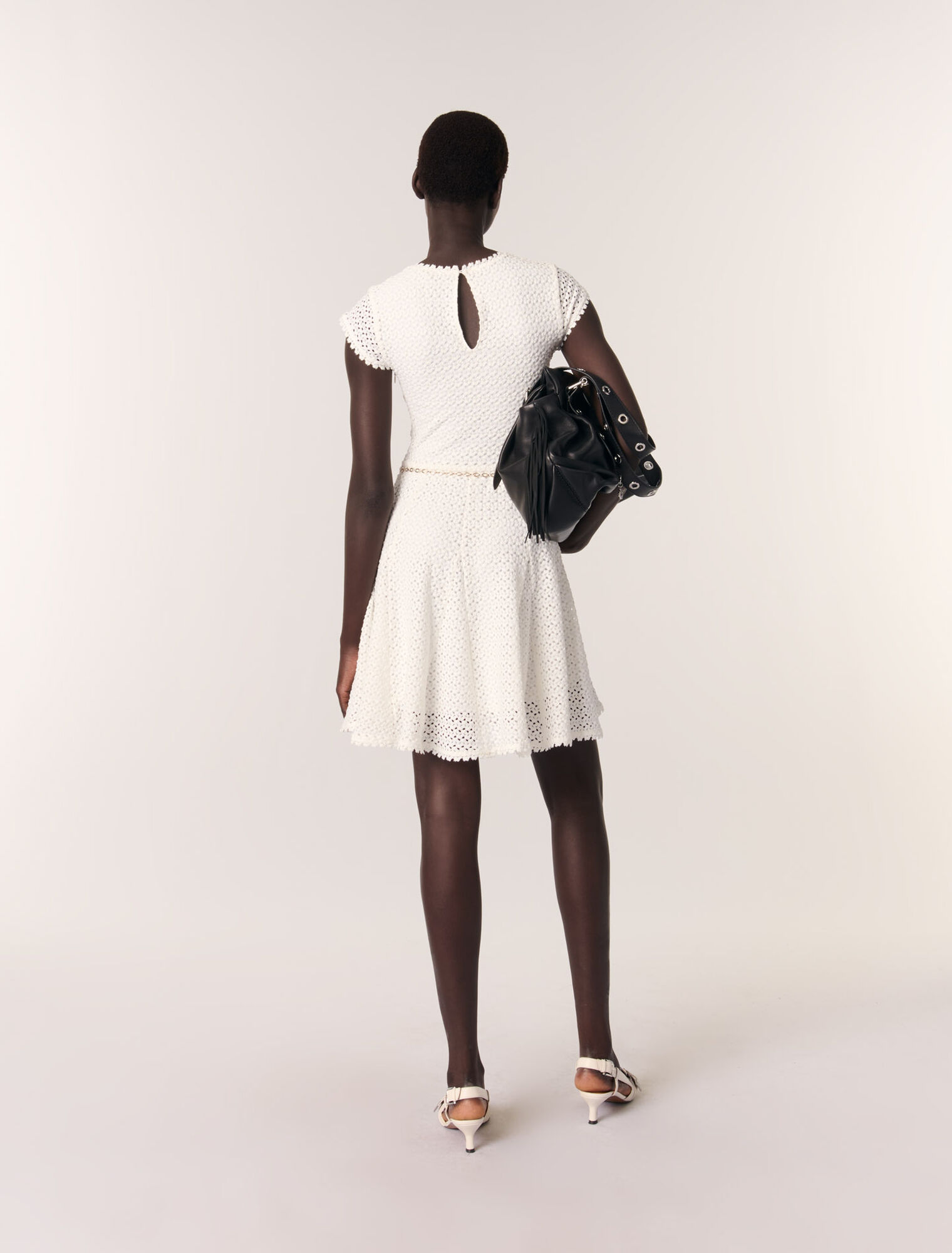 Mini crochet dress