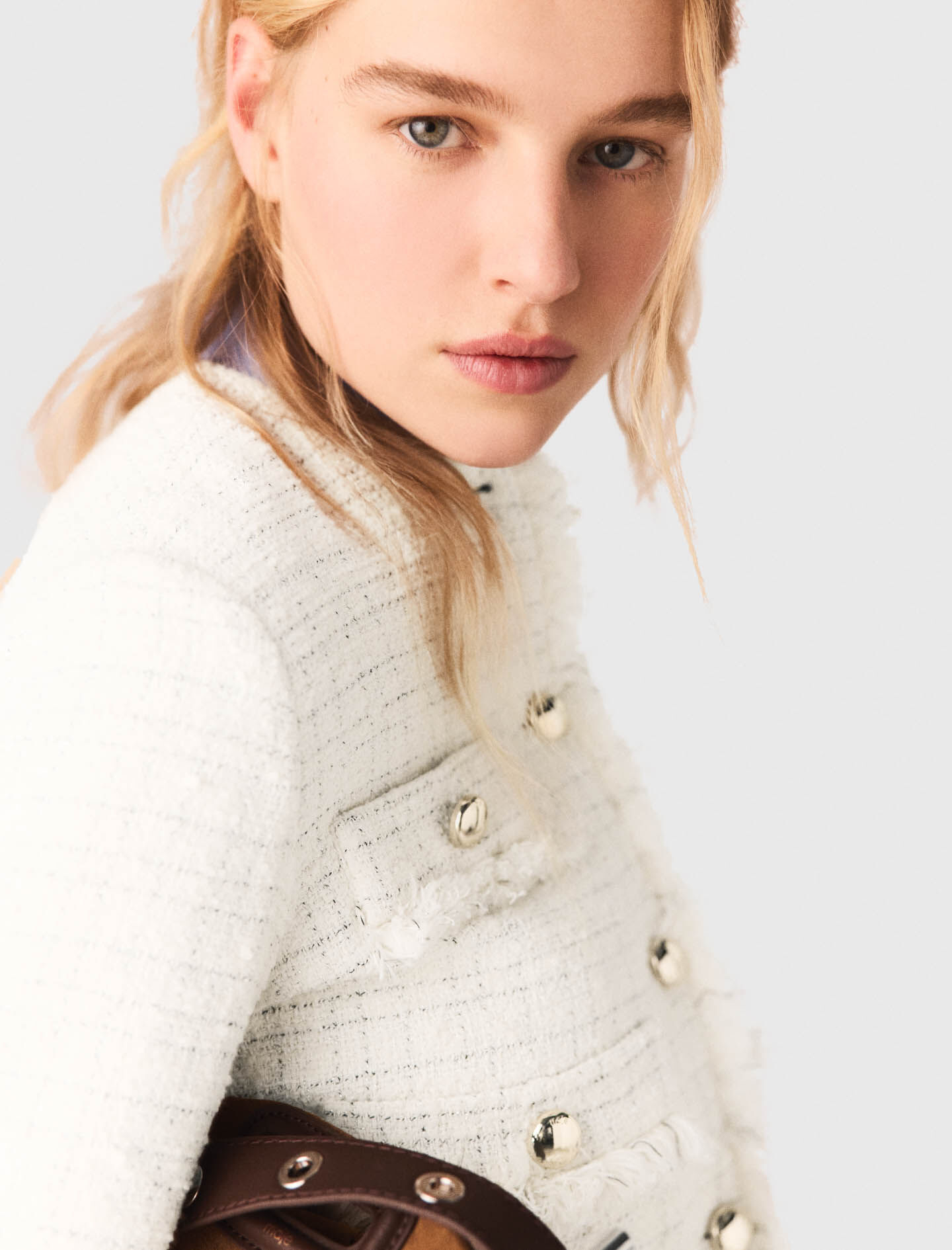 Cropped Tweed Jacket