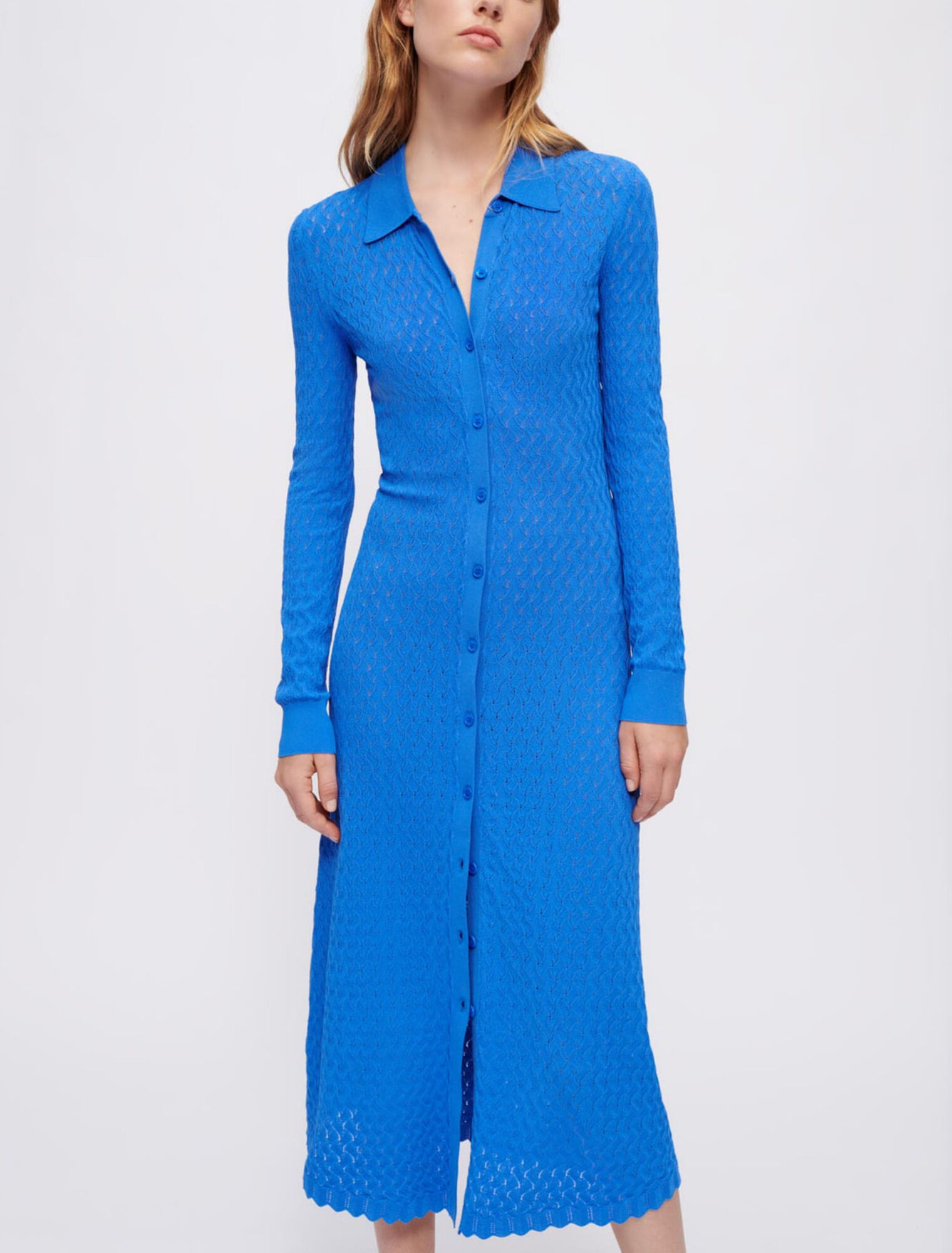 Pointelle cardigan