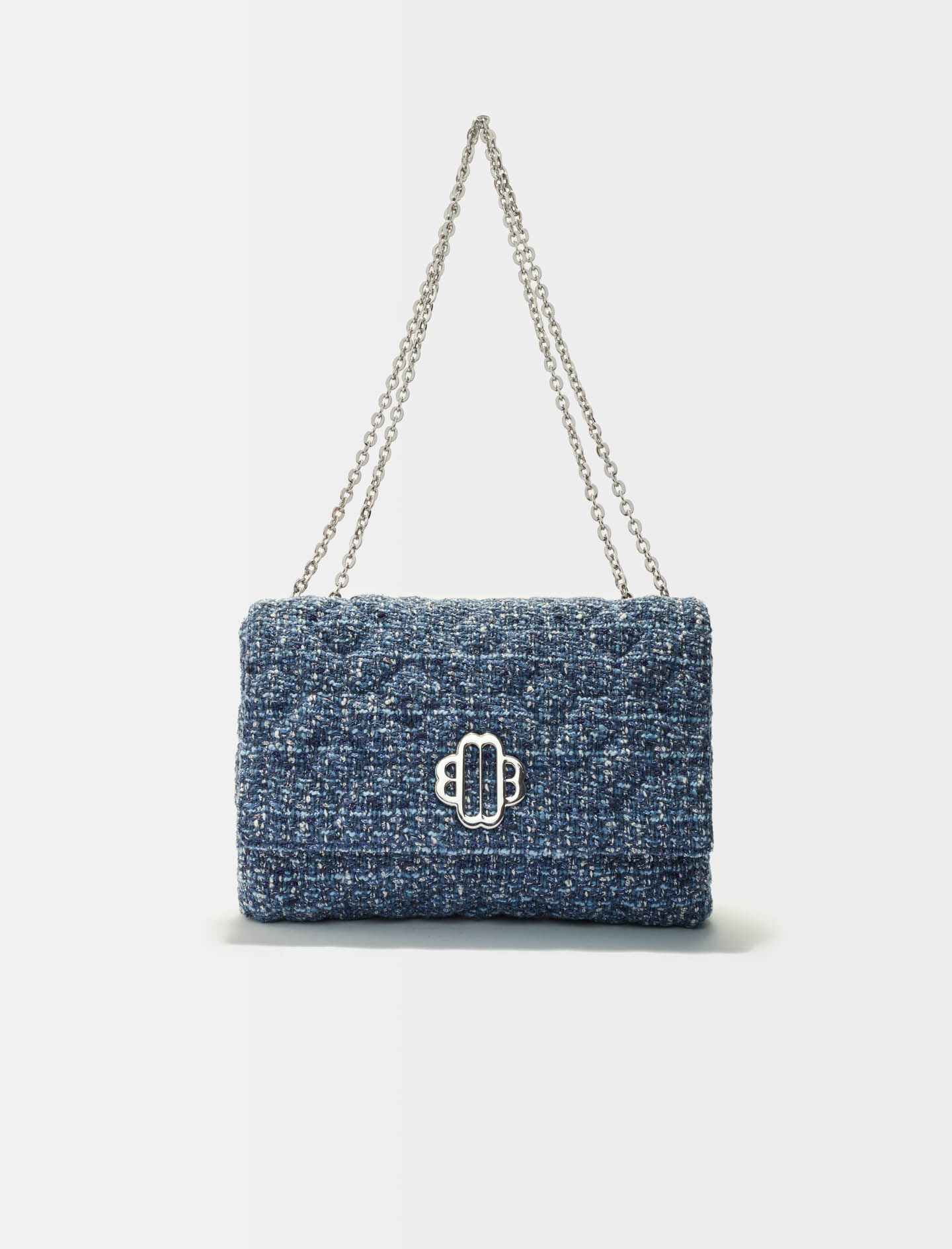 Maje Clover bag in marl tweed