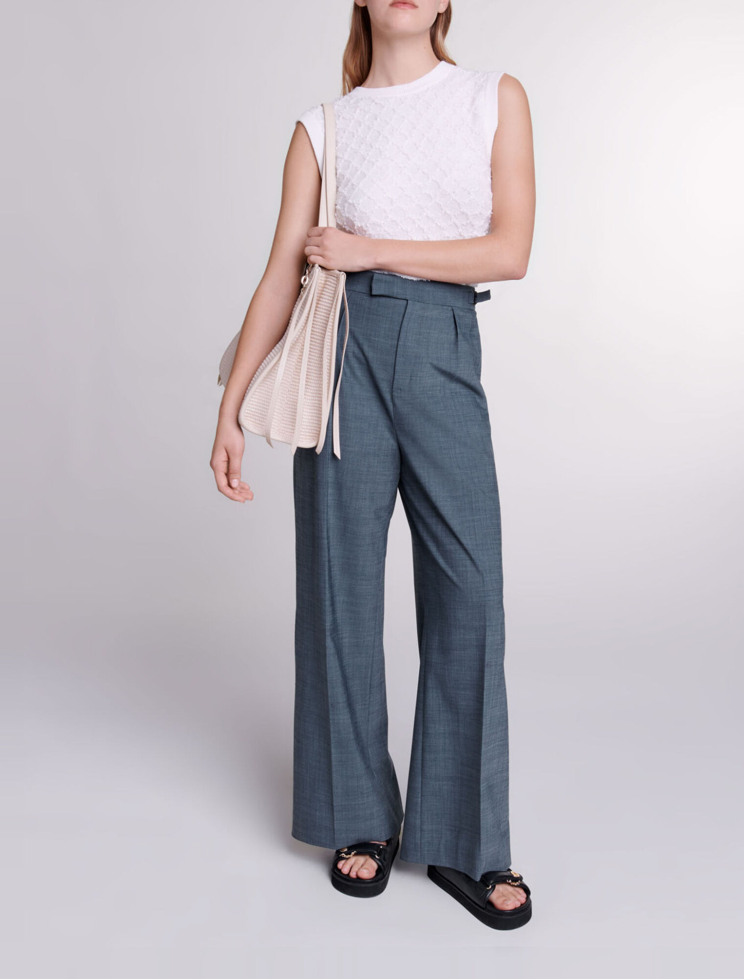 Wide-leg trousers