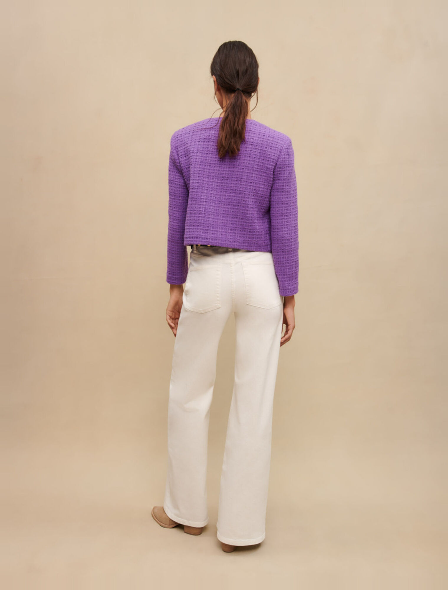 Short tweed jacket