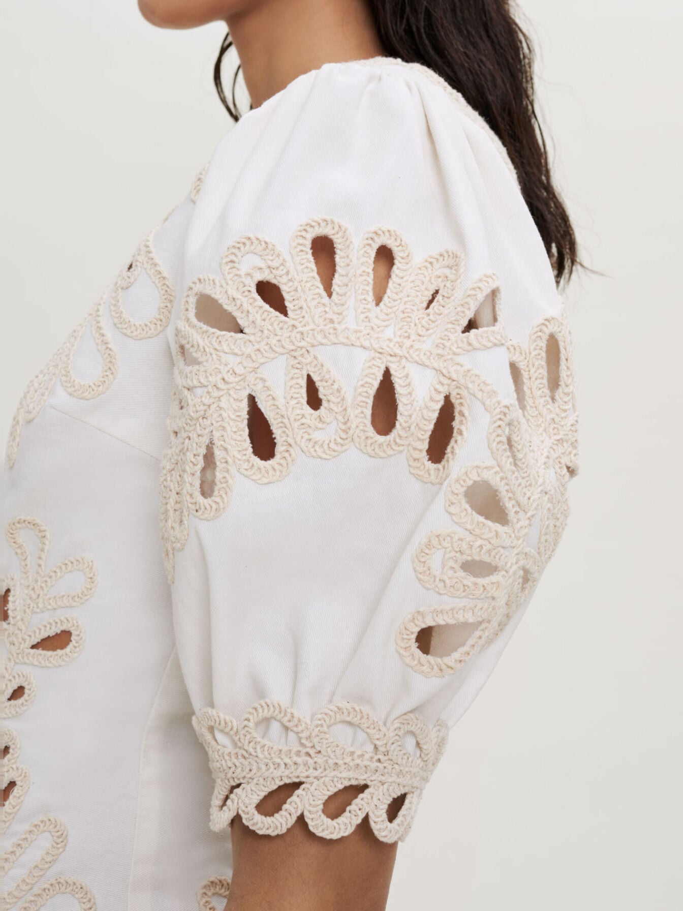 Short embroidered dress