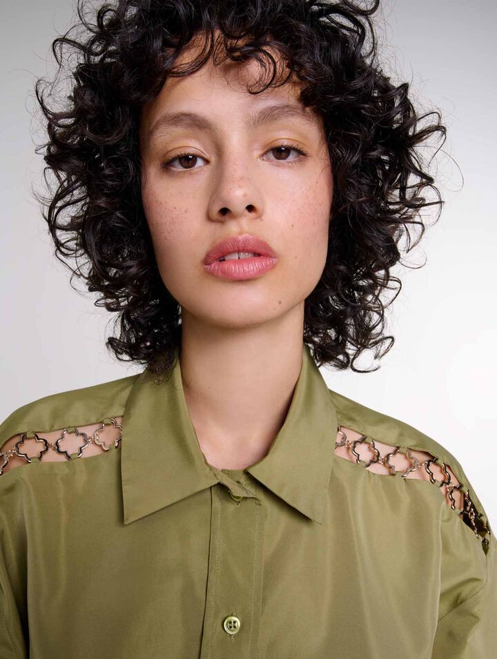 Openwork shirt