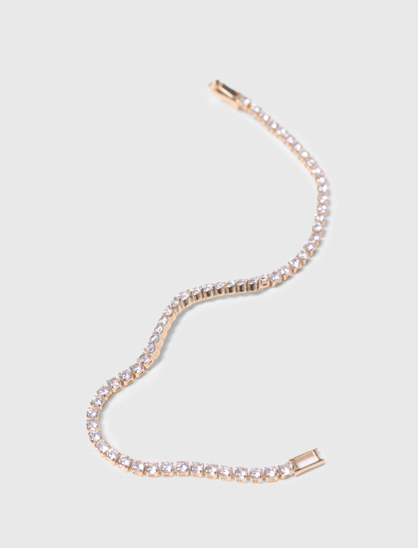 Cascade diamanté bracelet Denim - Jeans For Women | Maje