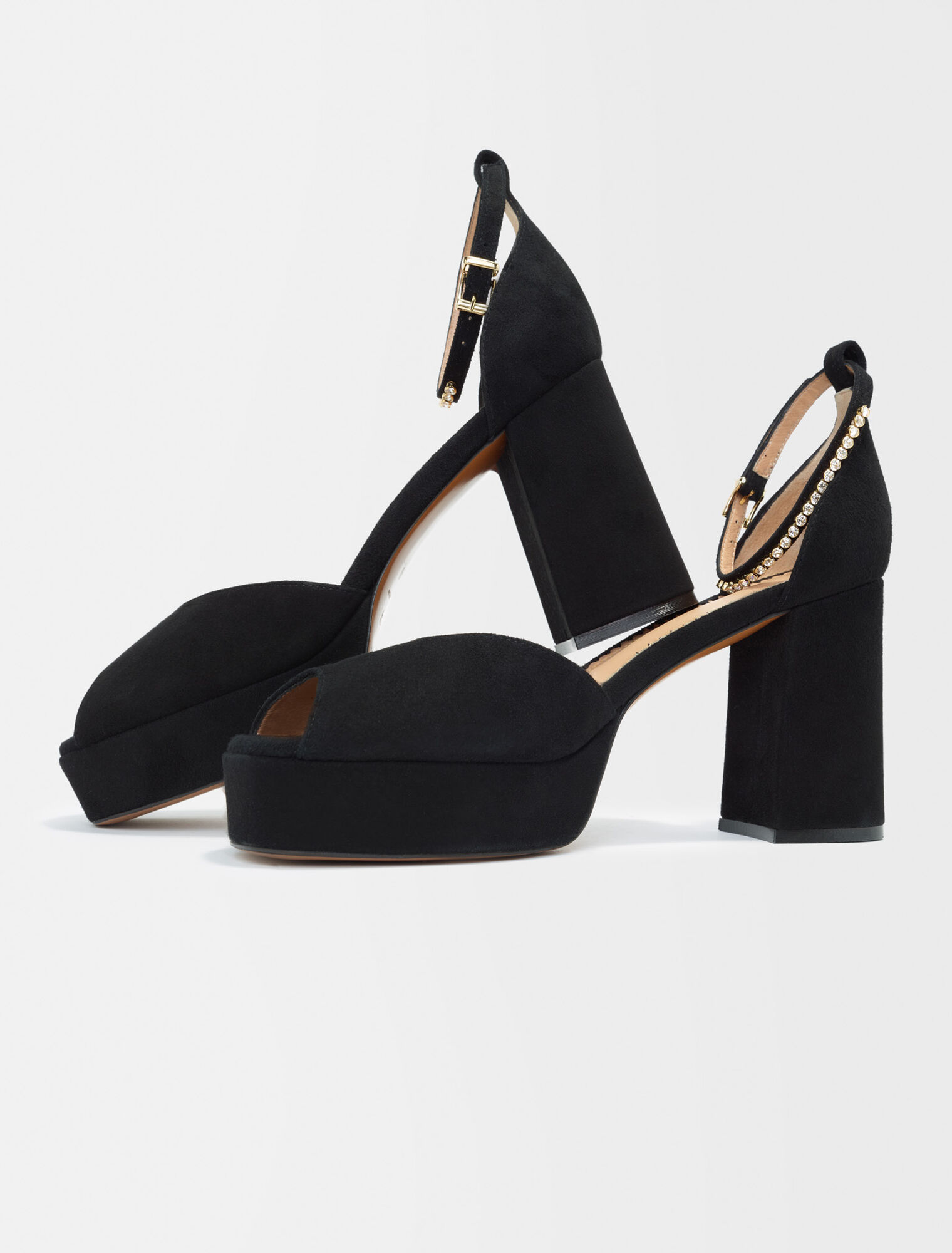 High-heeled sandals