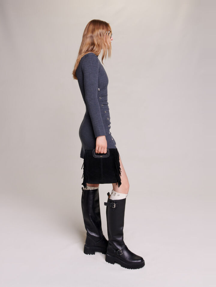 Short knit dress