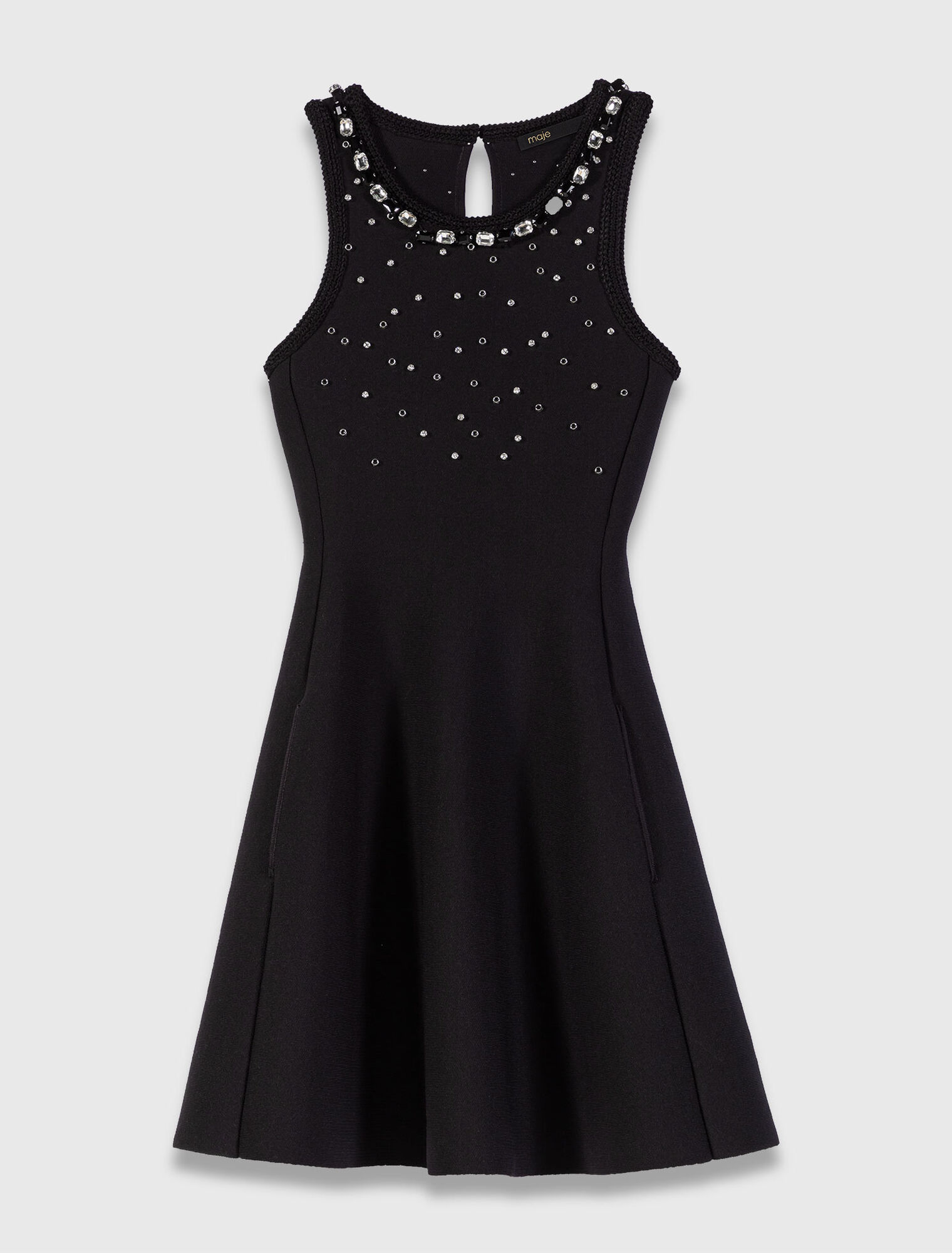 Jewelled skater dress