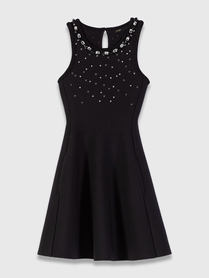 Jewelled skater dress