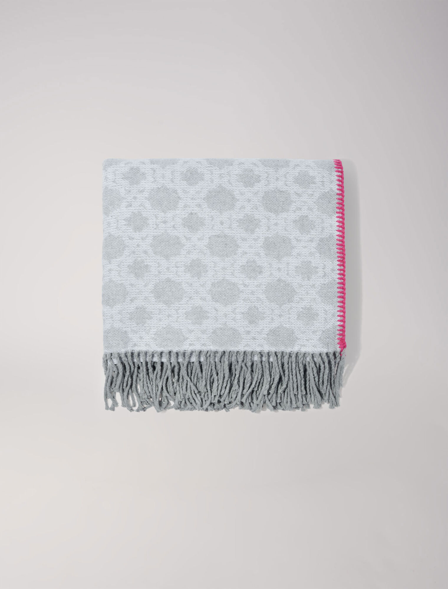 Monogram poncho