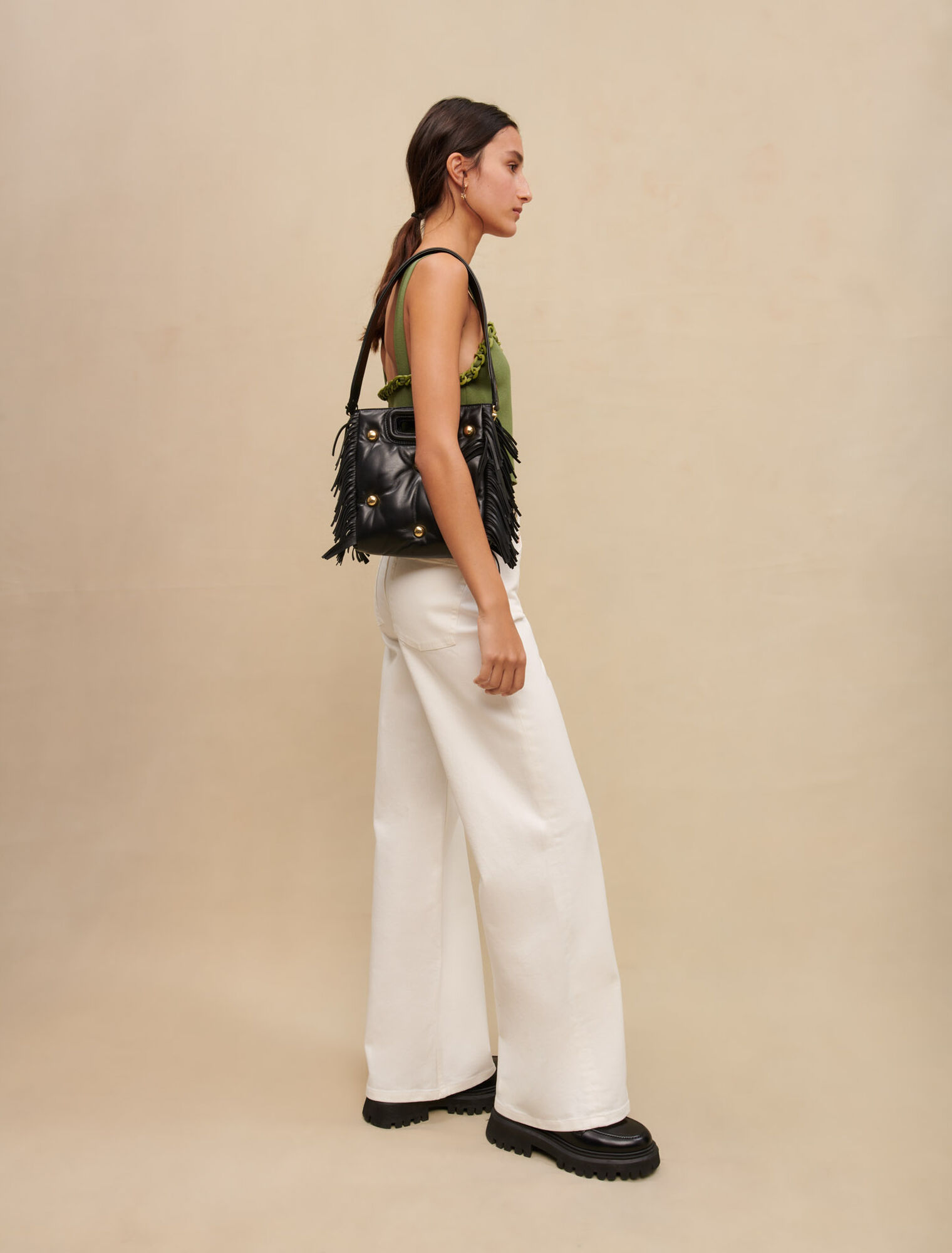 Backless crop top