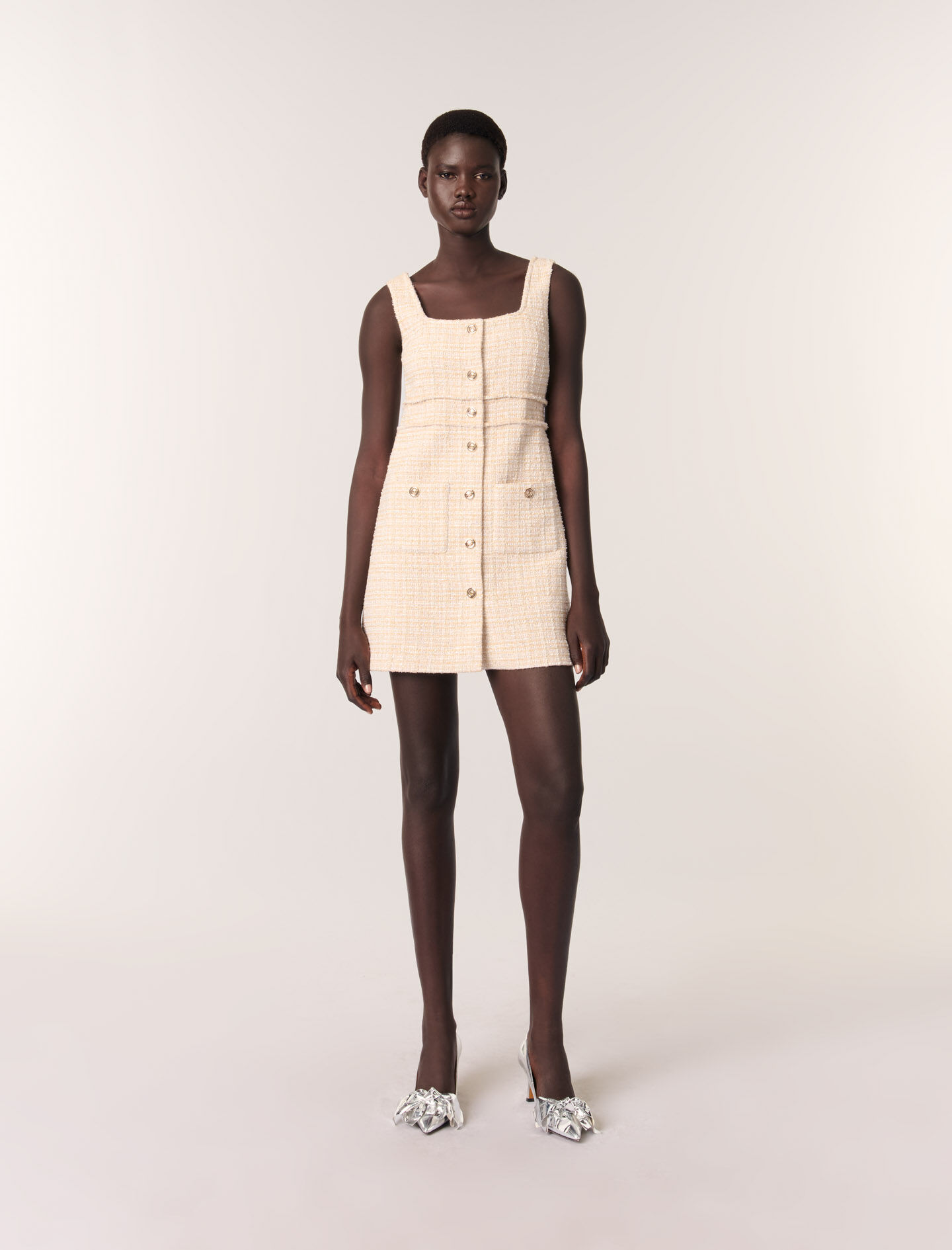 【公式】フジのお歳暮・冬ギフト Natural dress tweed Short For Maje | Women ワンピース