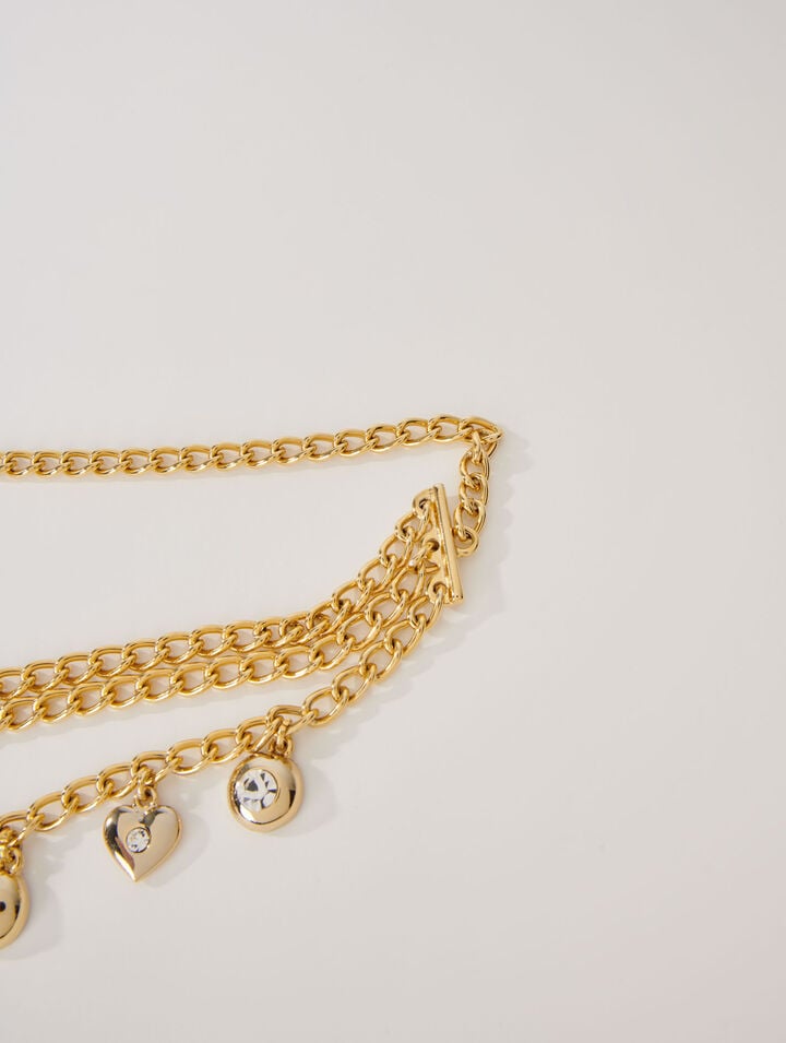 Jewellery chain belt