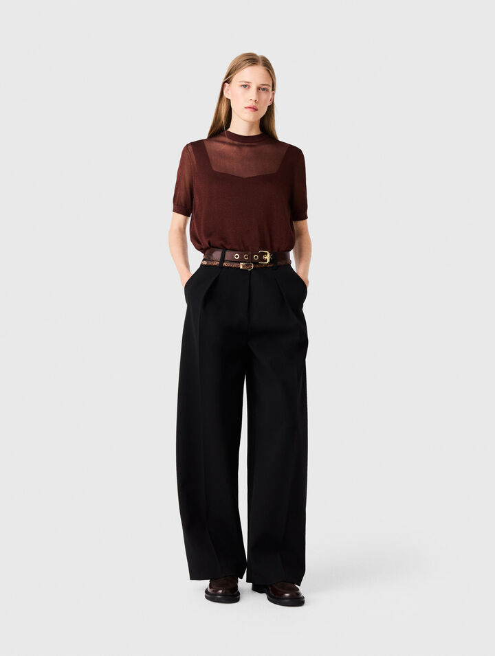 Balloon suit trousers