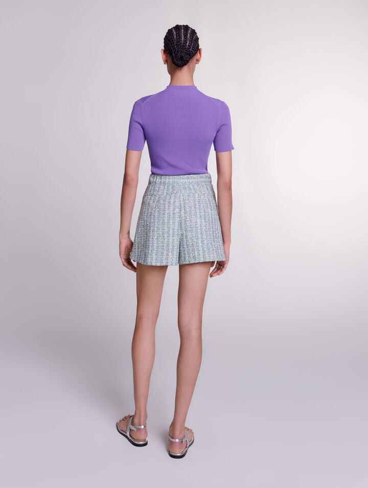 Tweed shorts