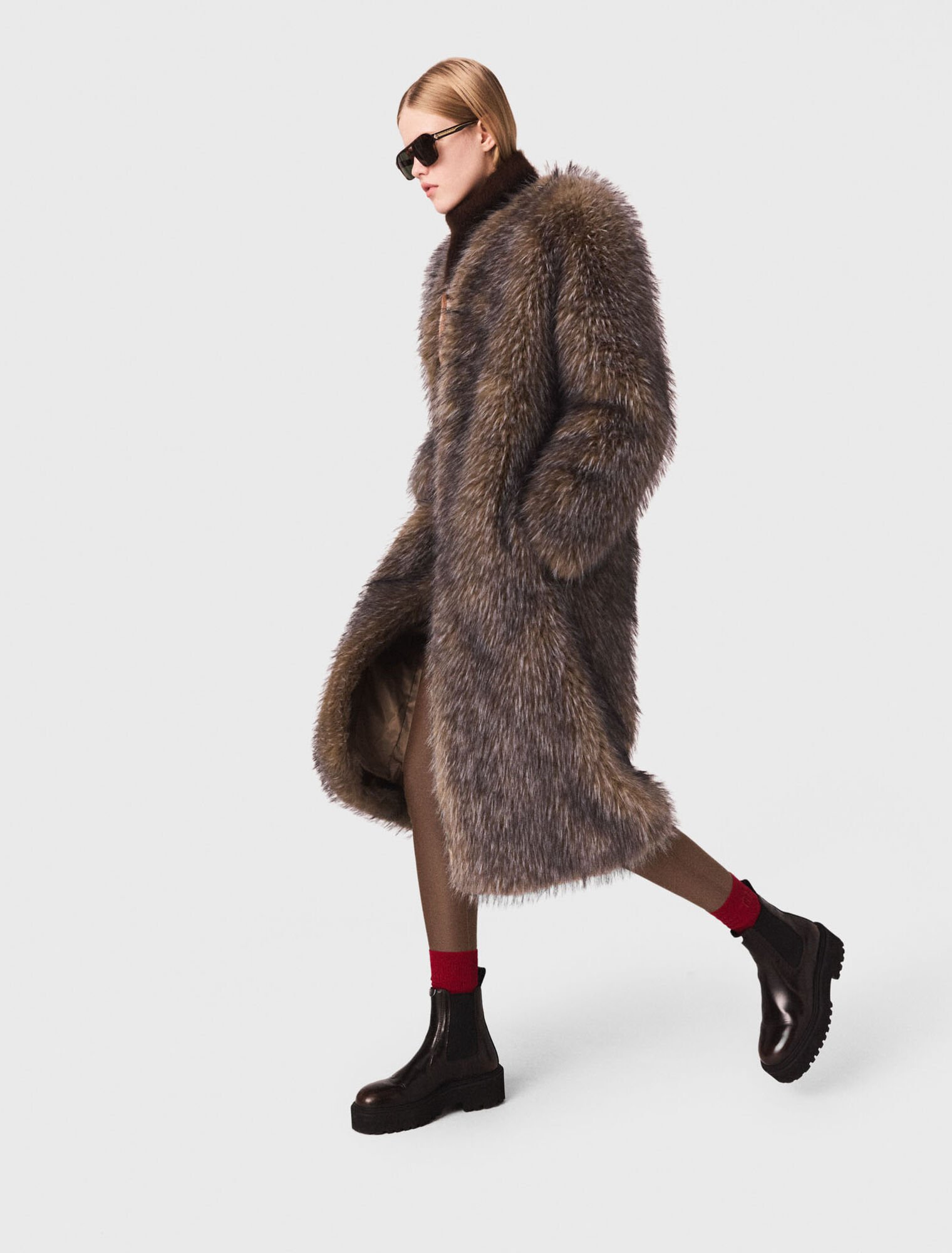 Long faux fur coat Long faux fur coat