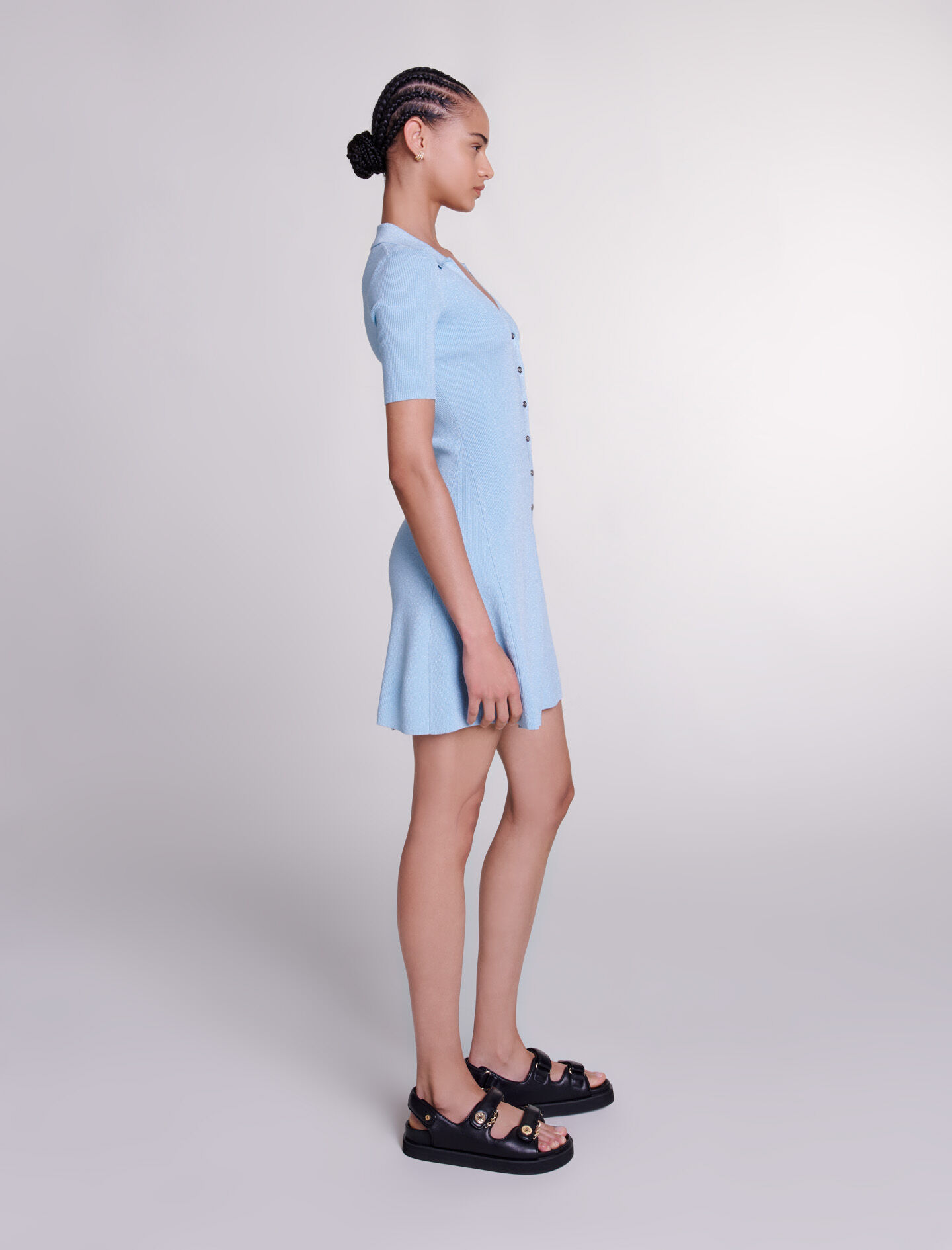 Short knit dress