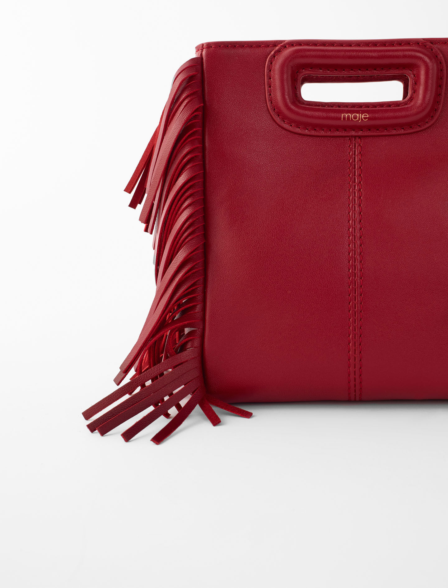 Maje red bag top