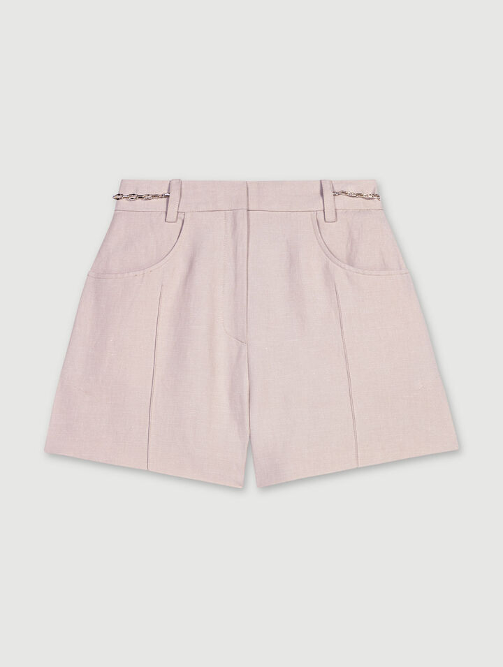 Linen shorts