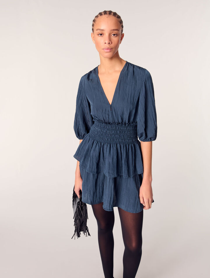 Short ruffled dress