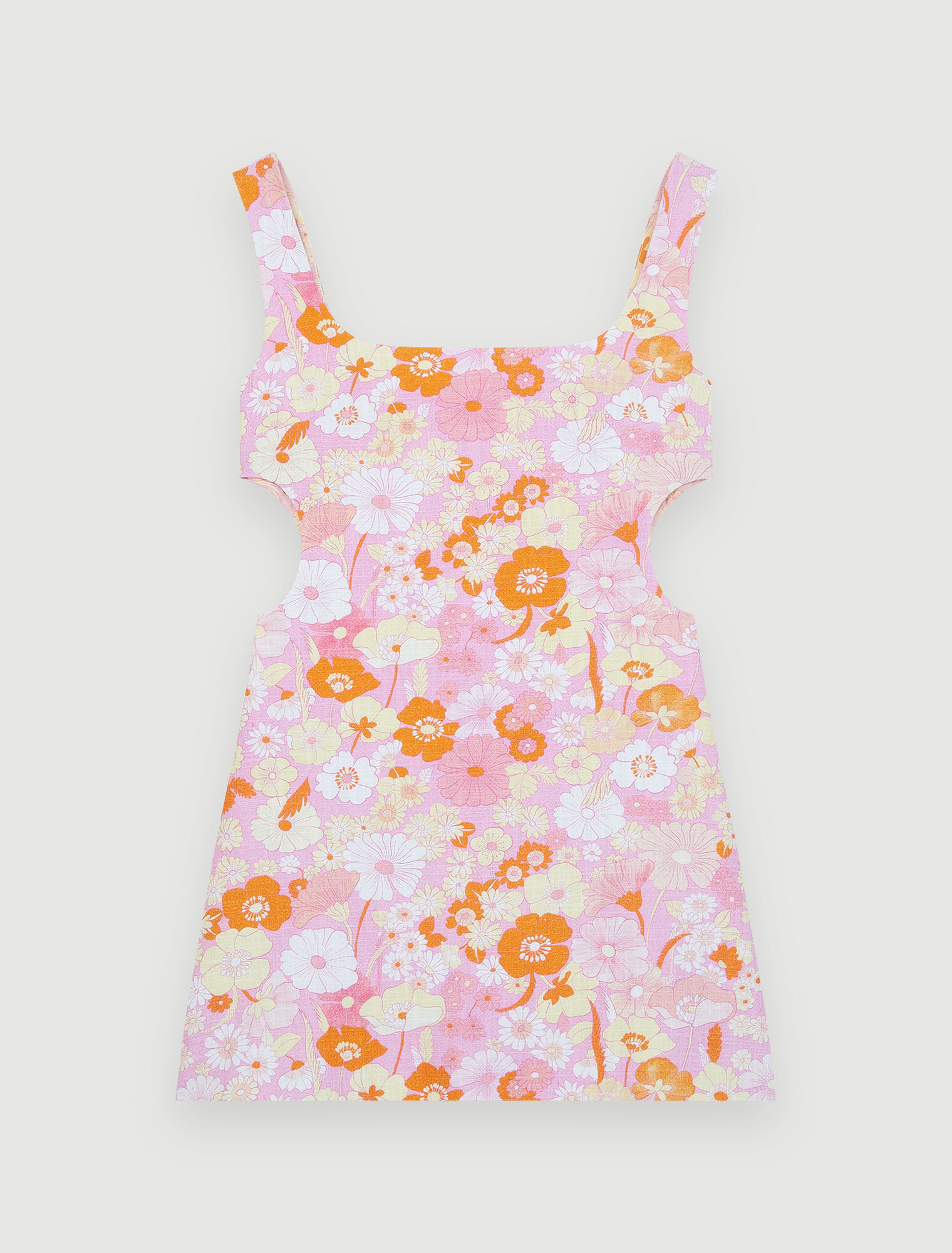 Flower Power printed hanging dress