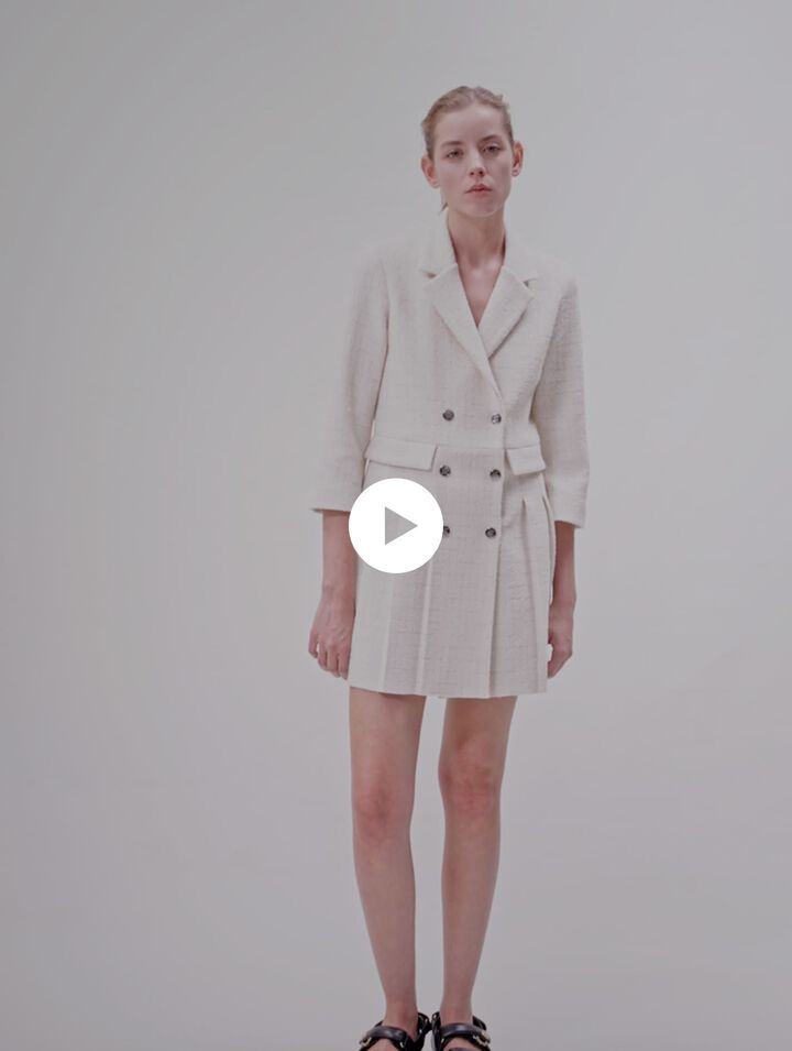 Short button-up dress