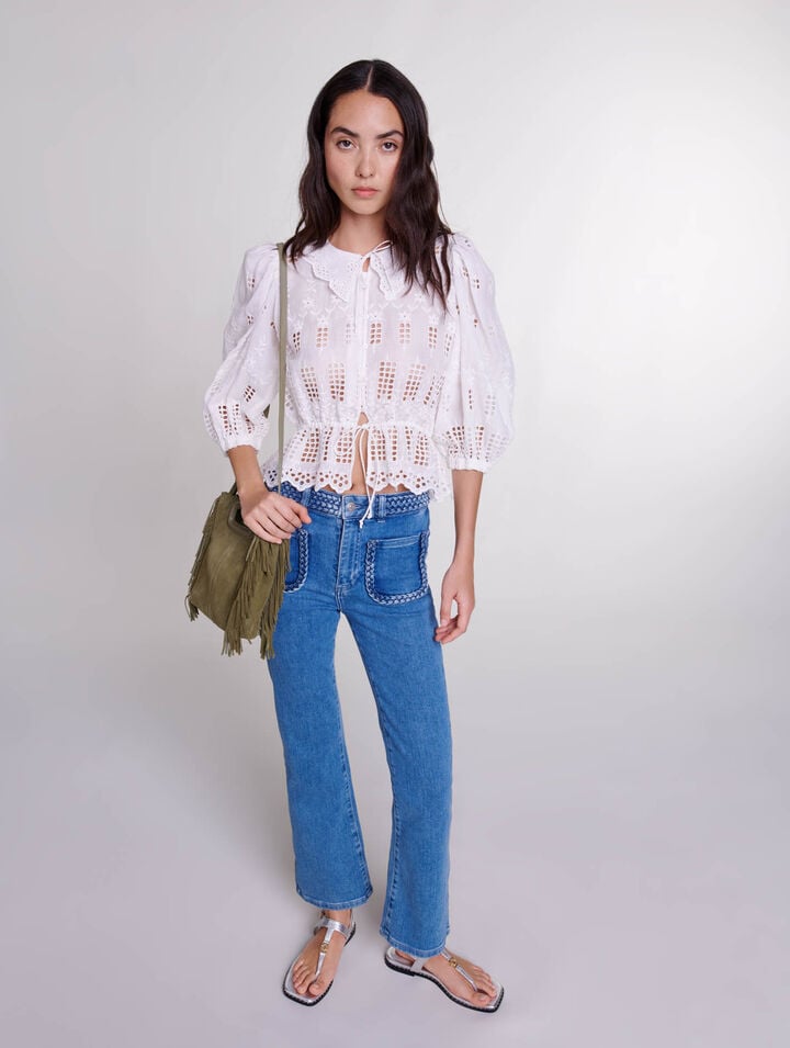 Mid-rise jeans