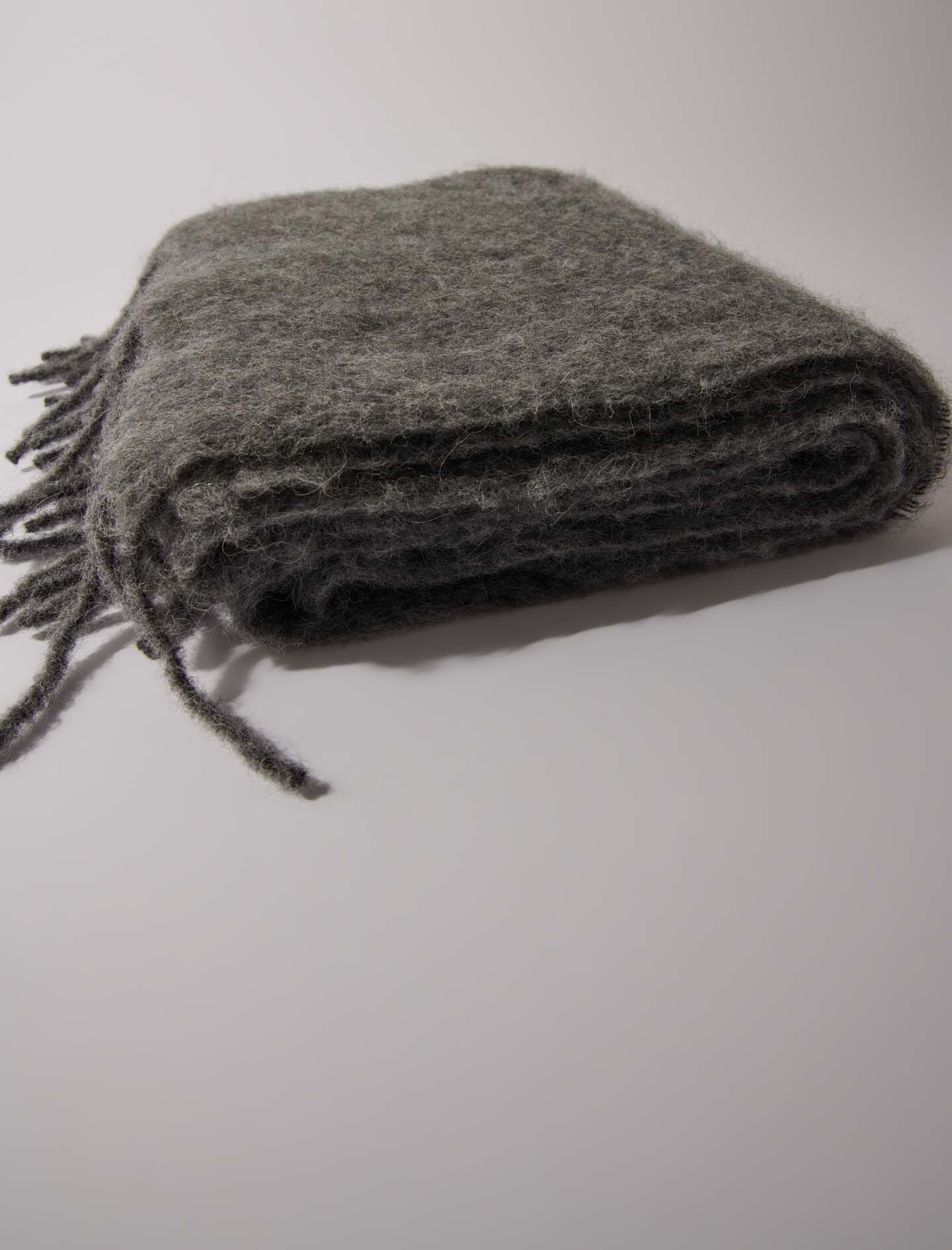 Alpaca blend scarf Black / Gray For Women | Maje Alpaca blend scarf Black / Gray For Women | Maje