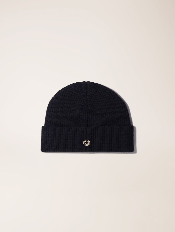 Wool and cashmere hat
