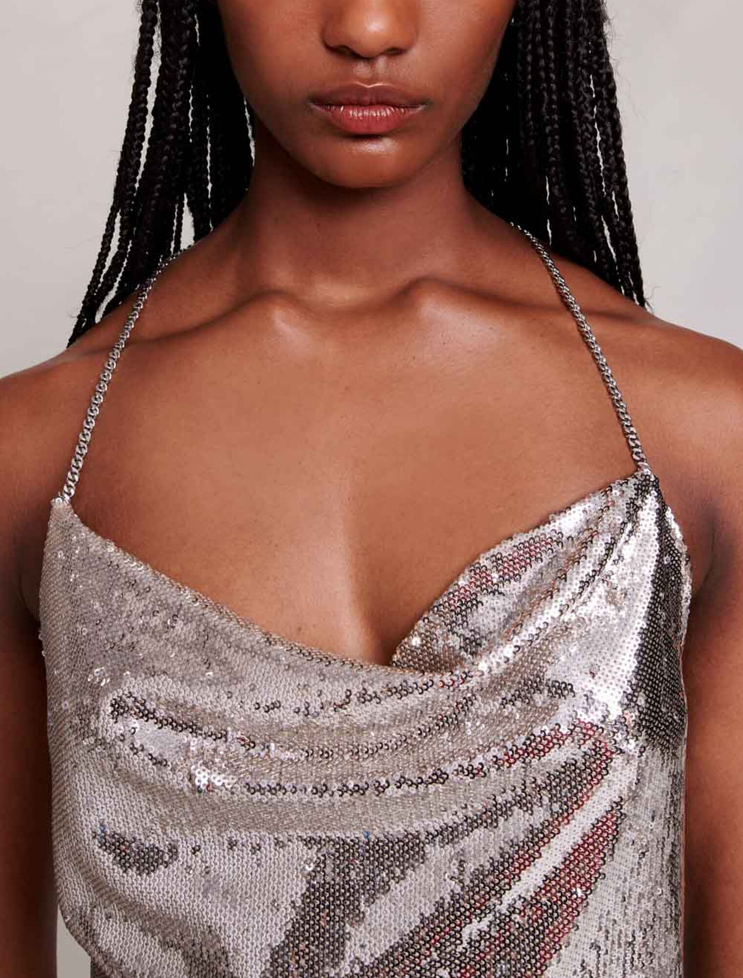 Short sequined dress
