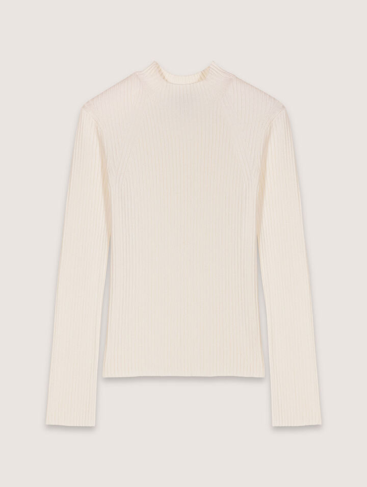 Rib knit jumper