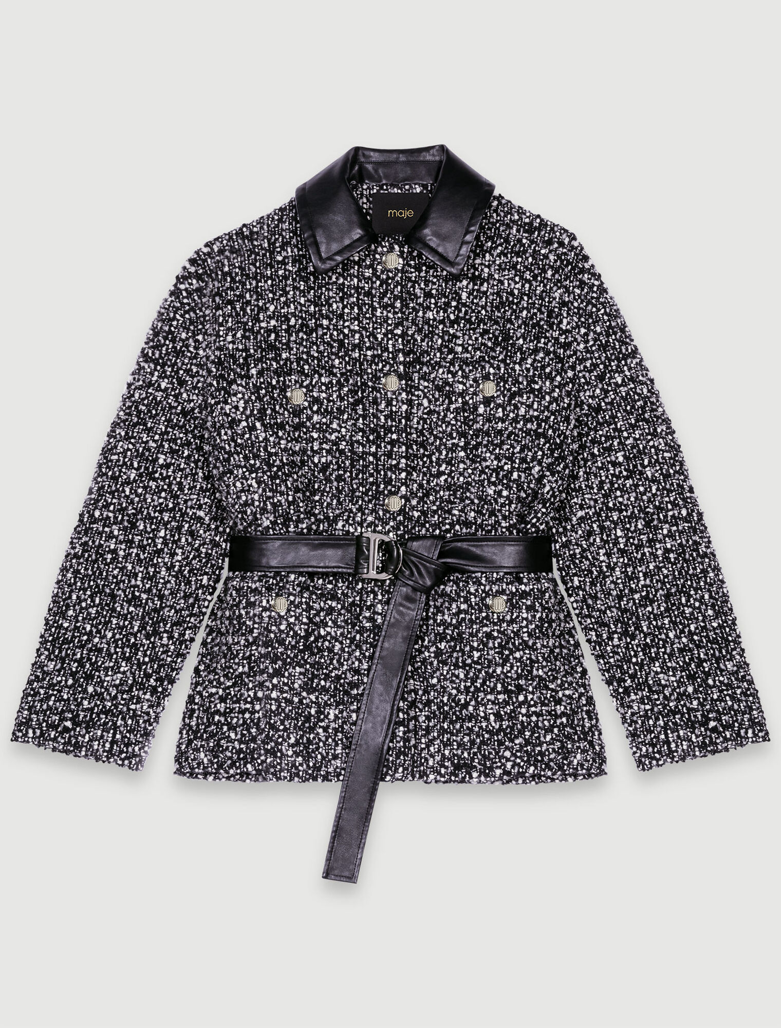 Short tweed coat