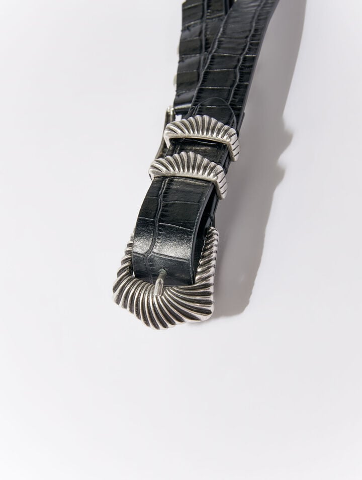 Double buckle belt
